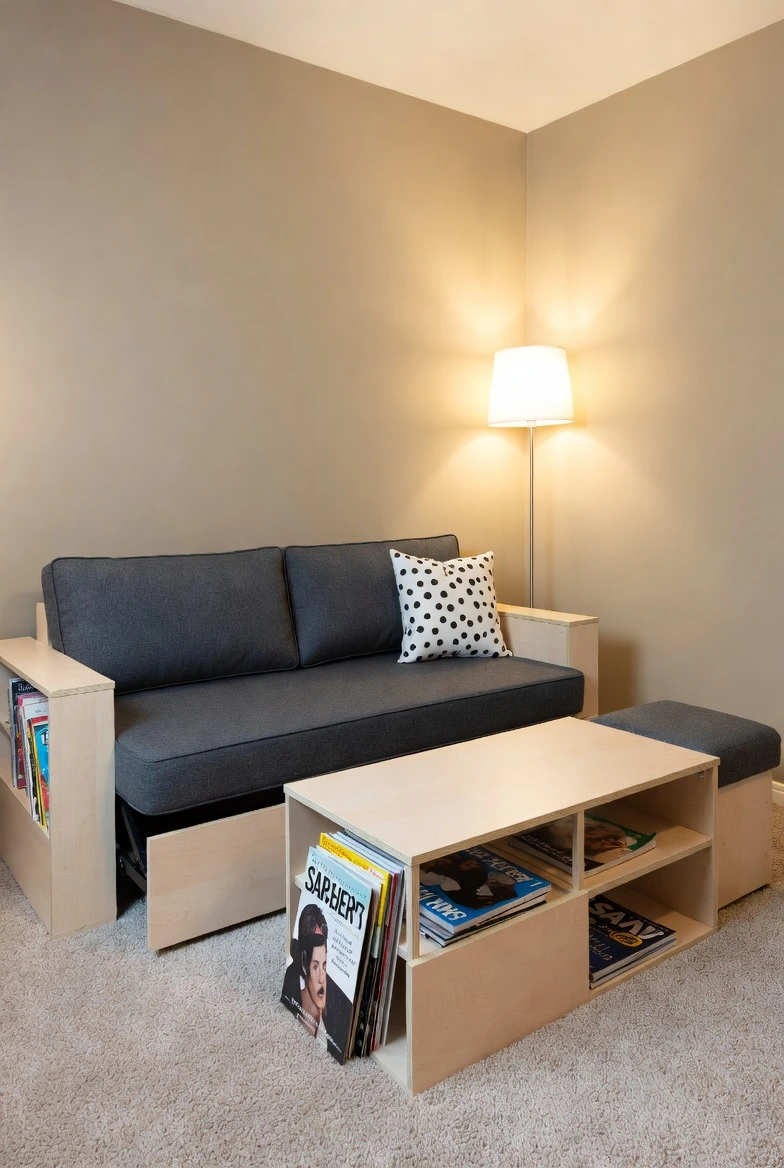 Multifunctional Furniture with Hidden Storage