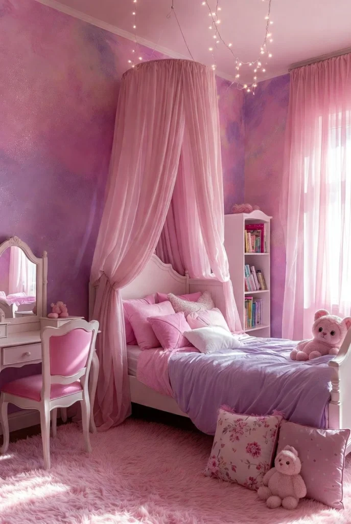  Princess-Inspired Colorful Bedroom