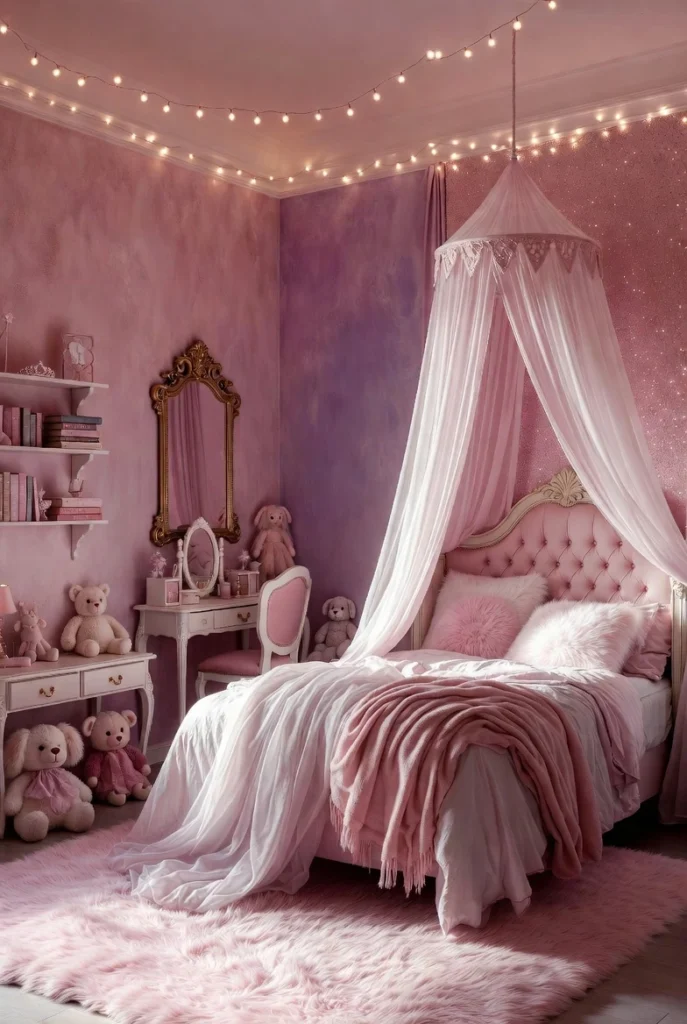  Princess-Inspired Colorful Bedroom