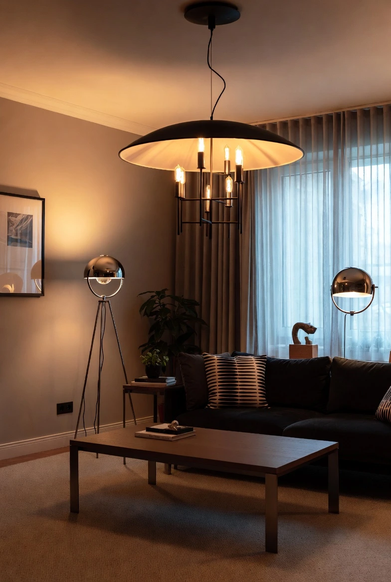 Personalized living room decor with artwork, photos, and unique accents in a cozy living room design.