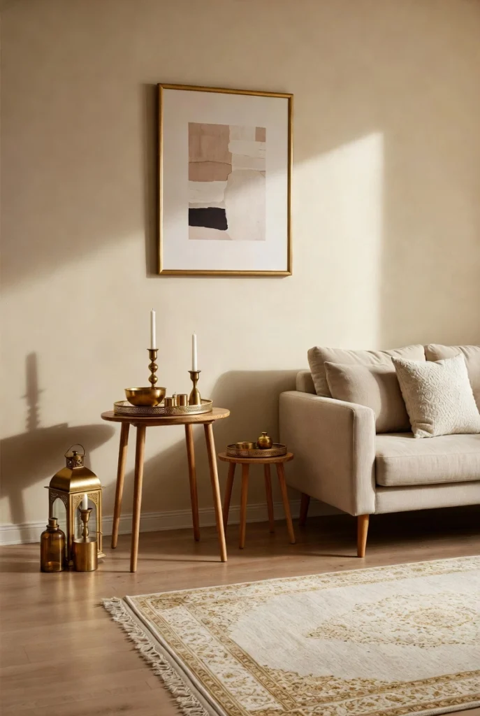 neutral colors help prevent visual clutter