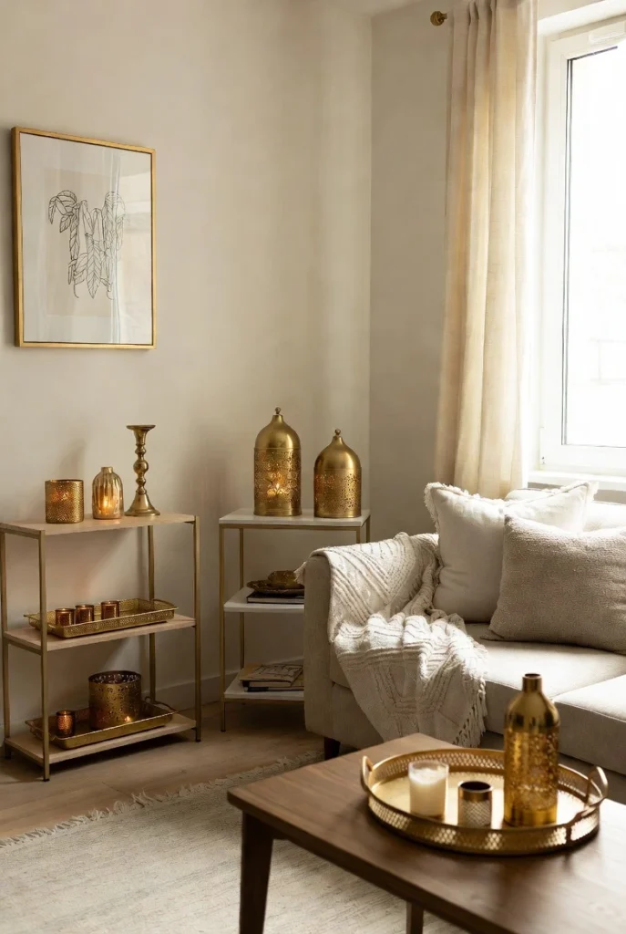 neutral colors help prevent visual clutter