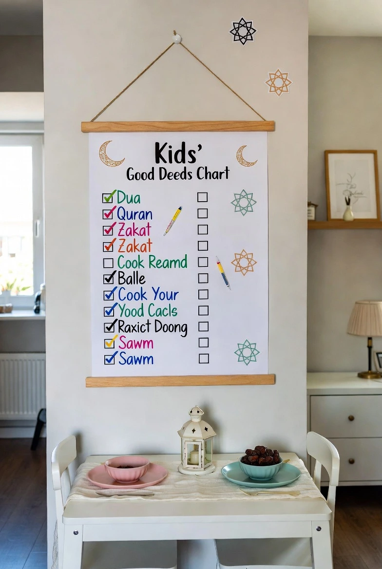 kids Ramadan deeds chart