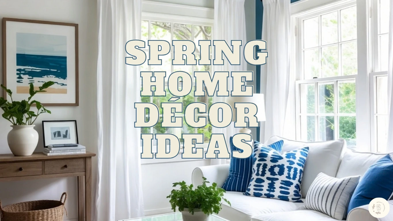 spring living room decor