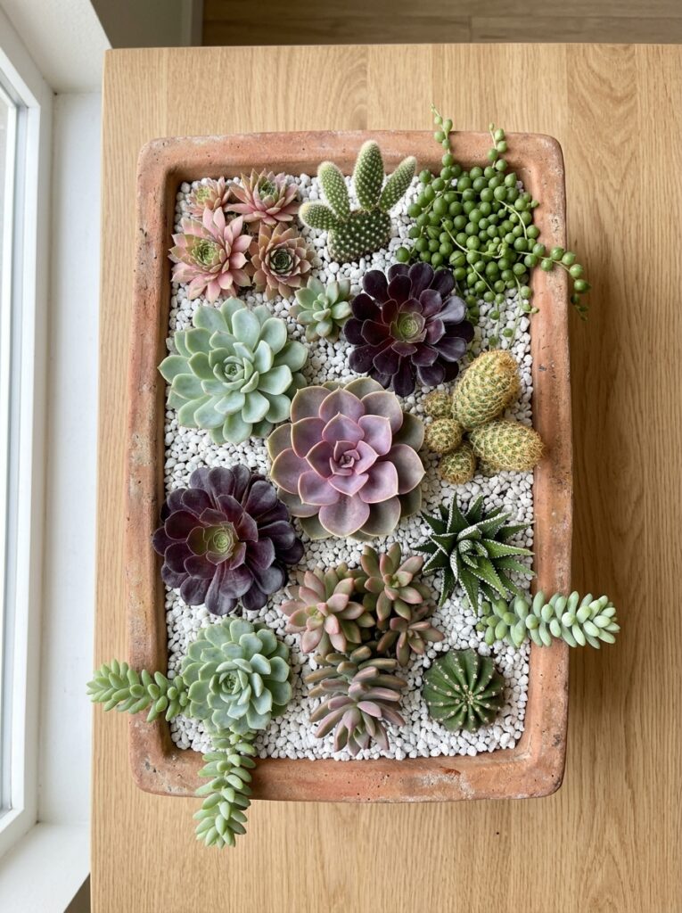 Succulent and Cactus Mini Garden 