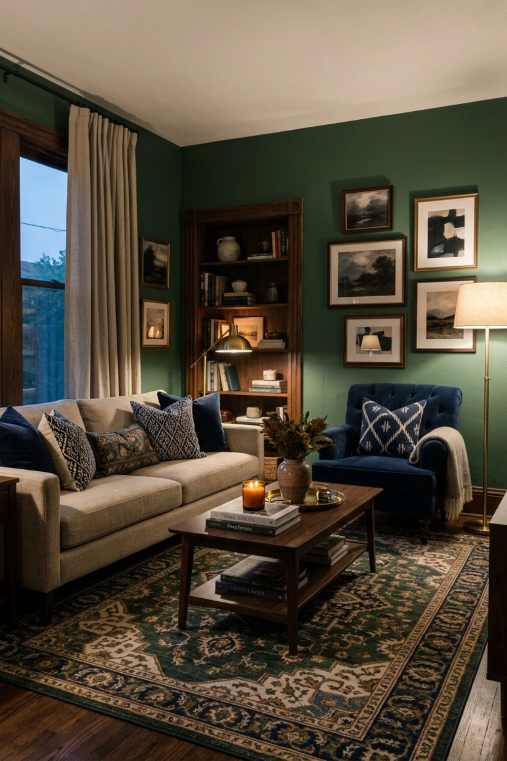 Forest Green and Navy Blue Together
