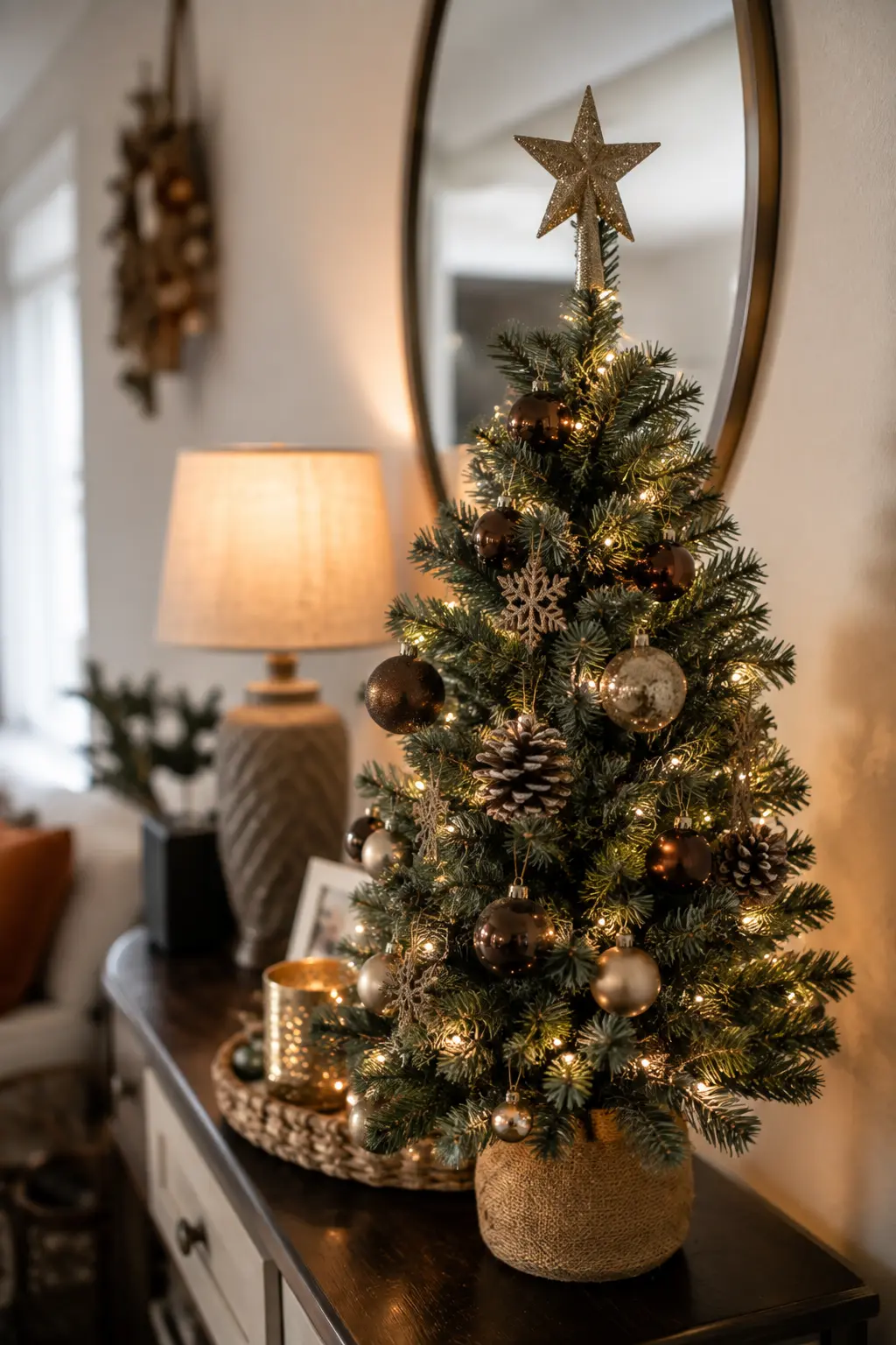 A Tabletop Tree Instead of a Floor Tree
